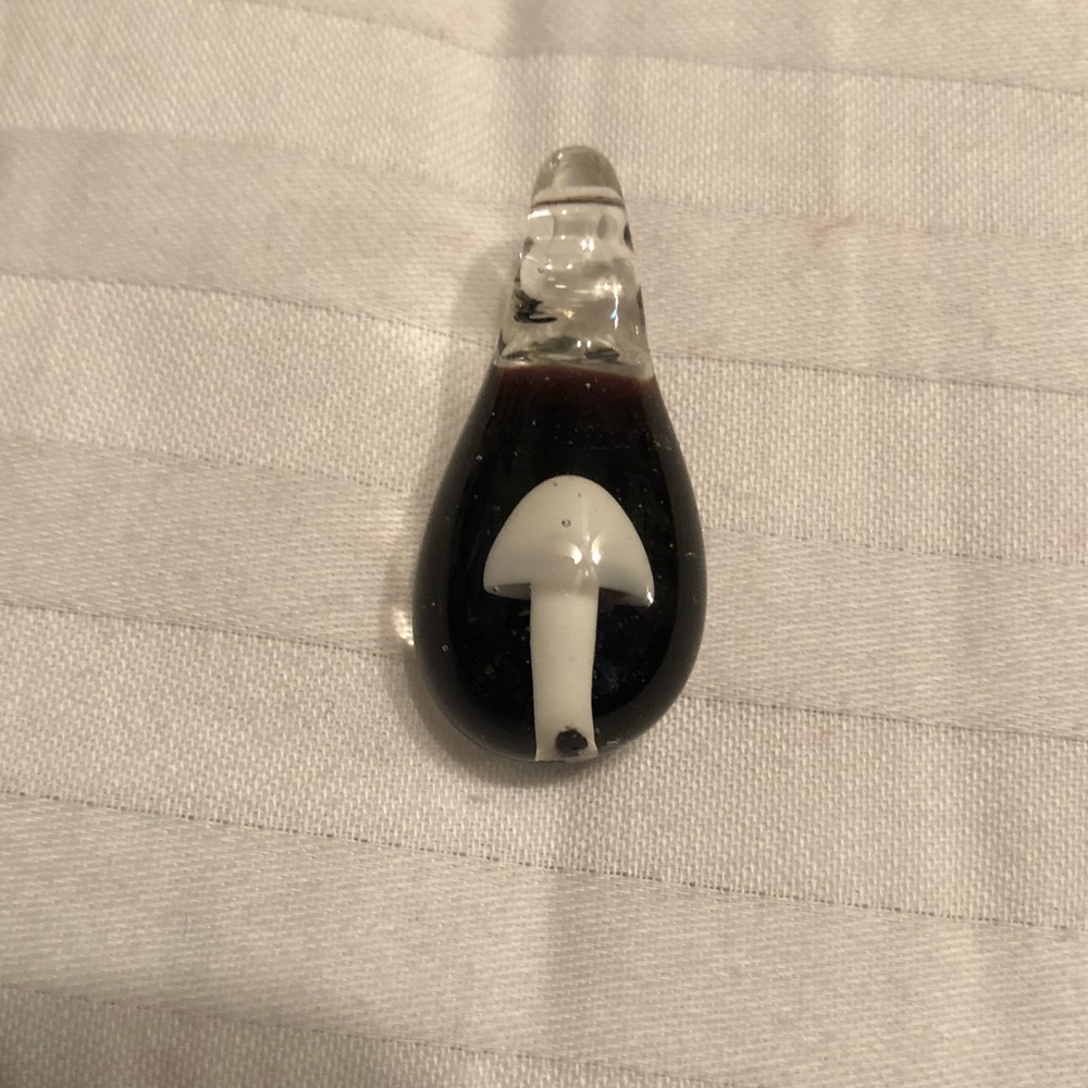 glass mushroom pendant